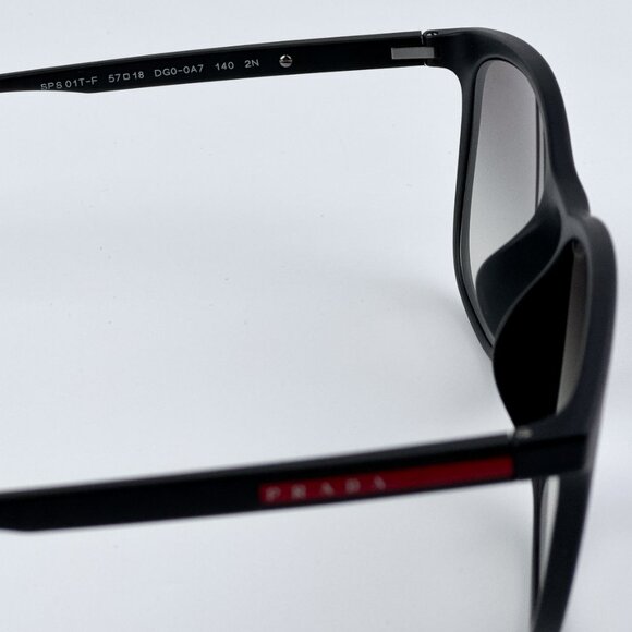 Prada Linea Rossa PS01TSF DG00A7 BRAND NEW Sunglasses Black Gradient Unisex - Picture 8 of 9